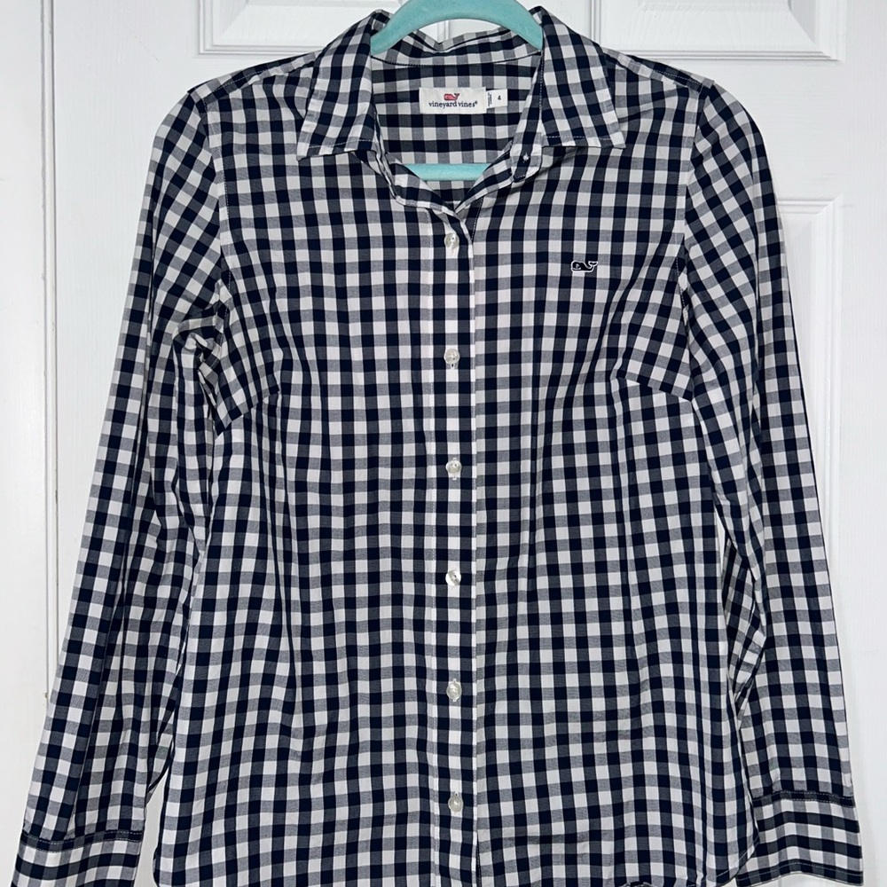 Vineyard Vines Gingham Button-Up Shirt